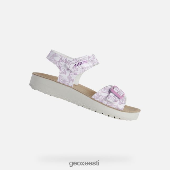 valge/roosa ZZ2TH21940 Geox sandal costarei tüdruk