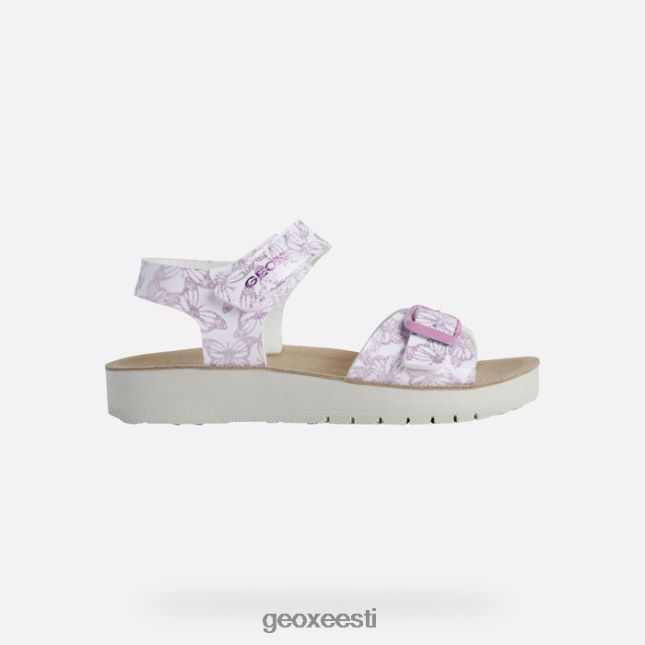 valge/roosa ZZ2TH21940 Geox sandal costarei tüdruk