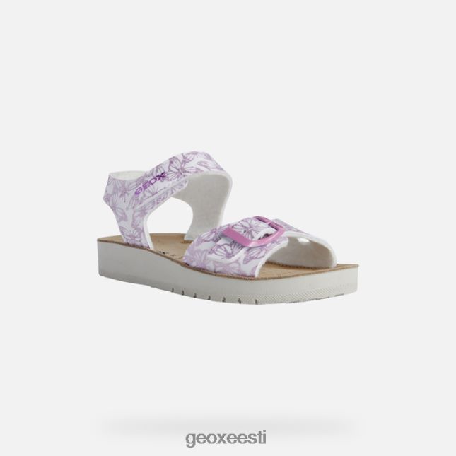 valge/roosa ZZ2TH21940 Geox sandal costarei tüdruk