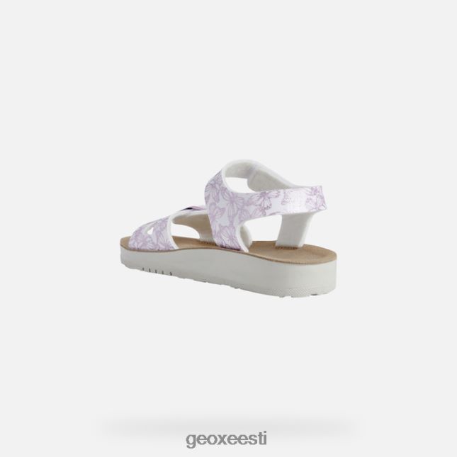valge/roosa ZZ2TH21940 Geox sandal costarei tüdruk