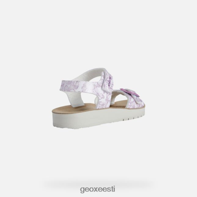 valge/roosa ZZ2TH21940 Geox sandal costarei tüdruk