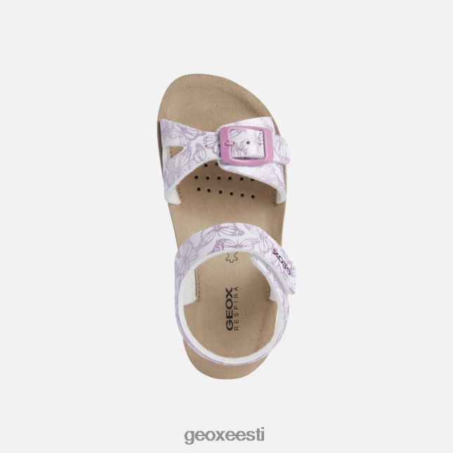 valge/roosa ZZ2TH21940 Geox sandal costarei tüdruk