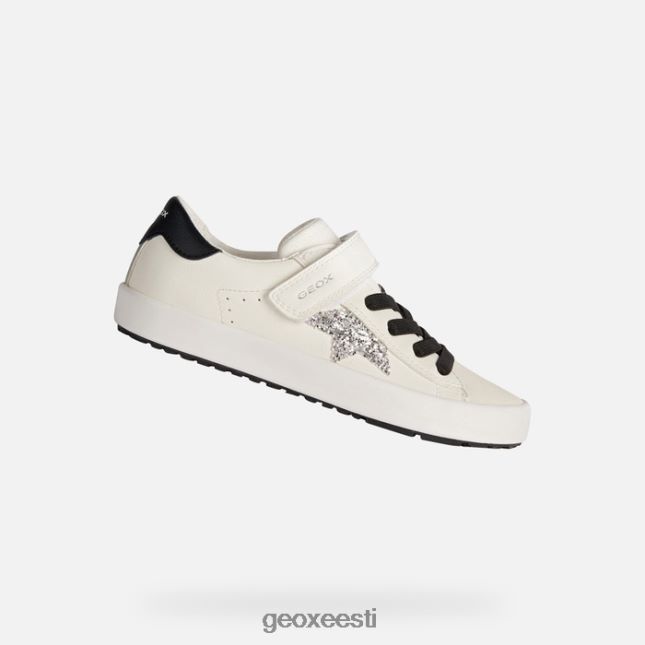 valge must ZZ2TH21862 Geox kilwi tüdruk