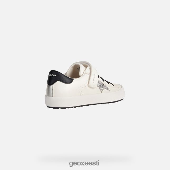 valge must ZZ2TH21862 Geox kilwi tüdruk